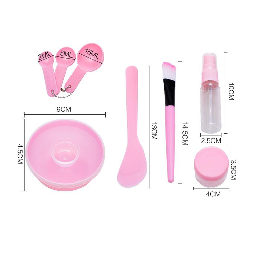 9Pcs Facial Mask Bowl Brush St - Beauty Makeup Women 评论和价格